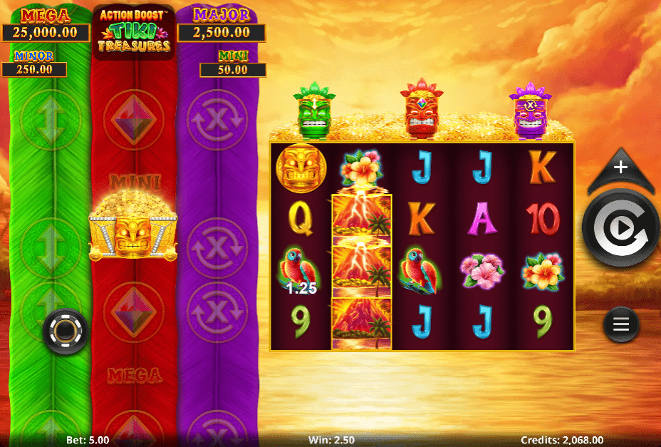 Action Boost Tiki Treasures slot jugabilidad Action Boost Tiki Treasures slot jugabilidad