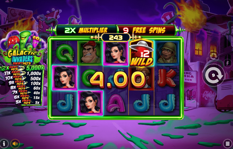 Galactic Invaders giros gratis Galactic Invaders giros gratis