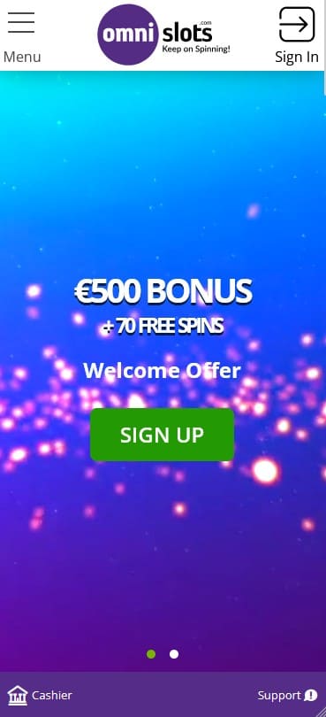 ð± Versión Móvil del Omni Slots Casino