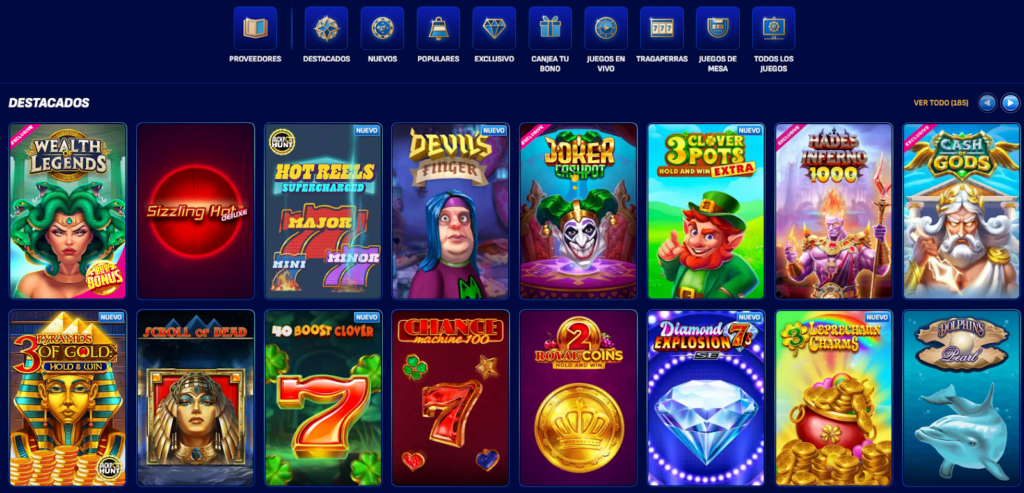 Wonaco Casino Juegos