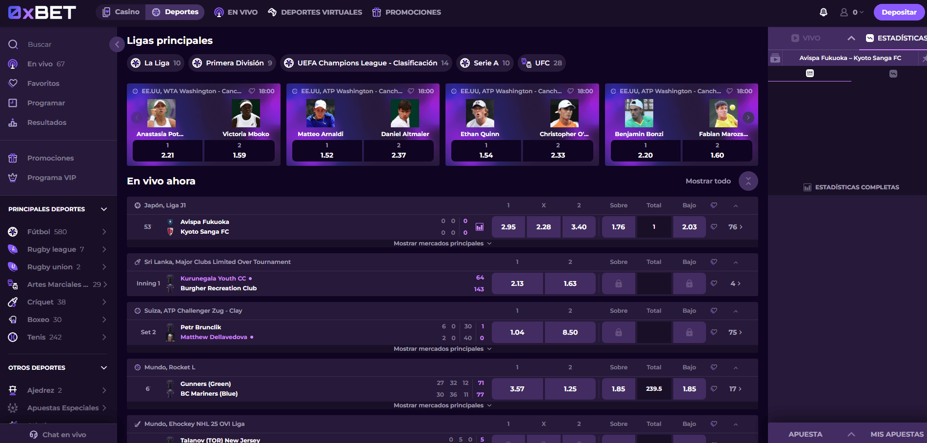 0xBet Sportsbook Overview