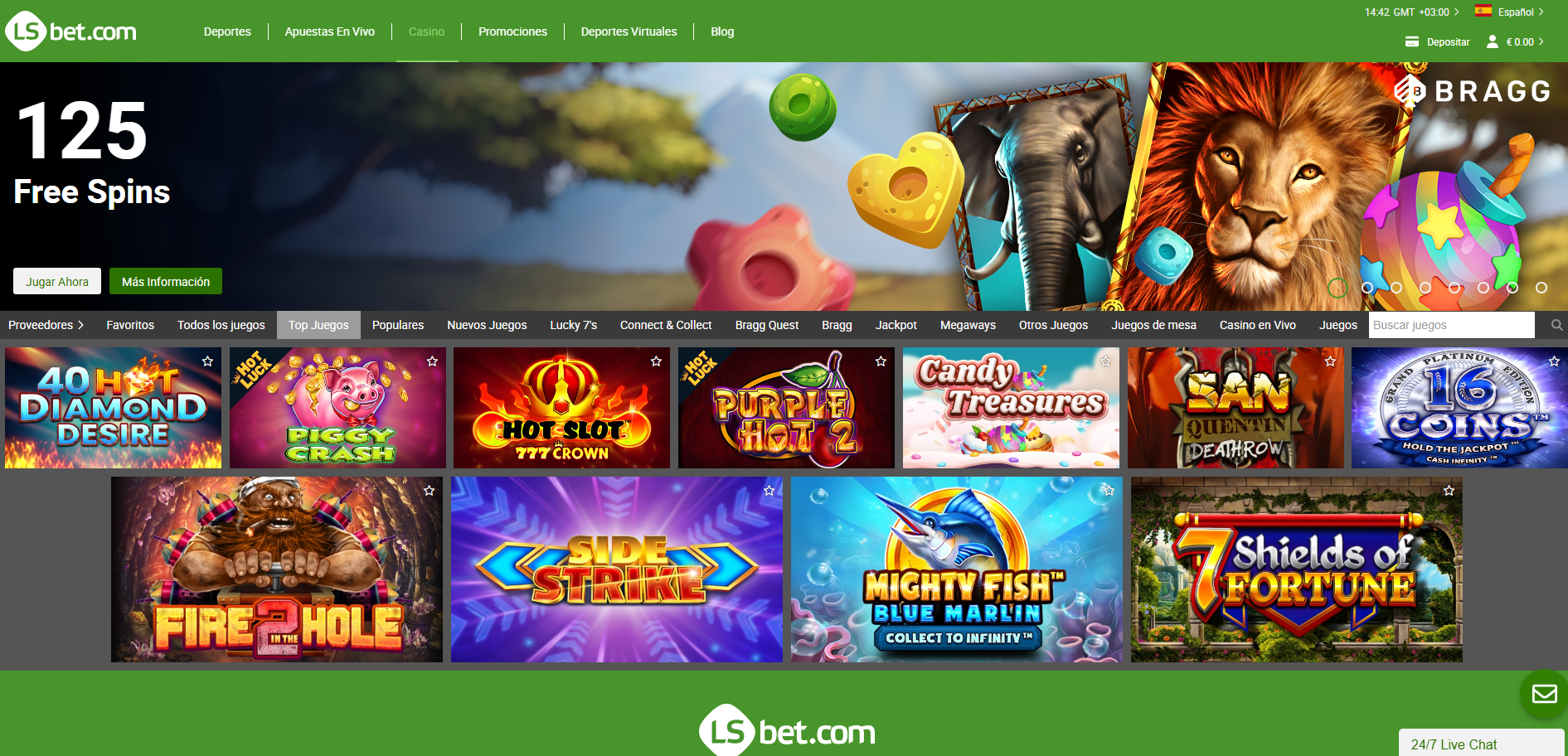 LSbet Casino Selección de Juegos